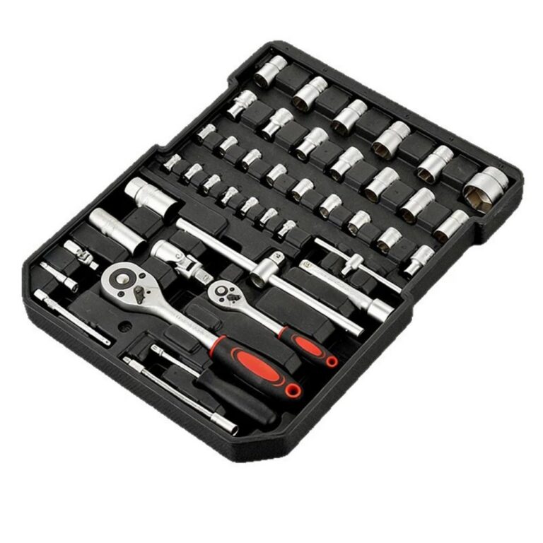 Aluminum Trolley Tool Case Wrench & Hammer Auto Repair Tool Set